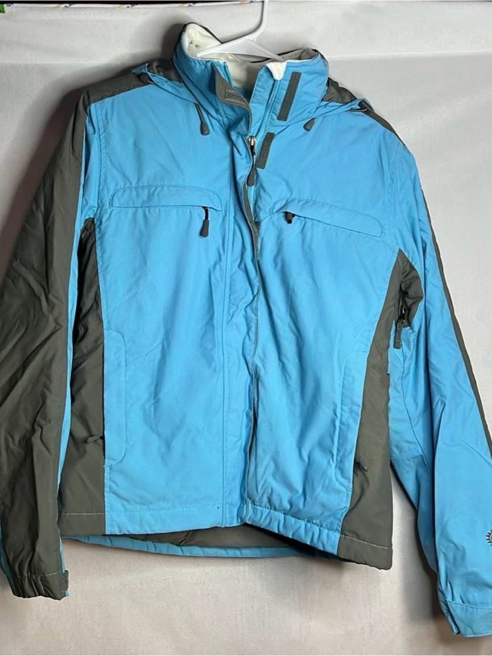 Ladies small Sierra winter coat Two-Tone Blue & Gray Performance Jacket